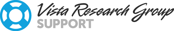 Vista Research Group Support Center