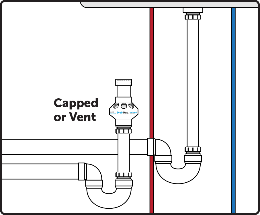 hub drain