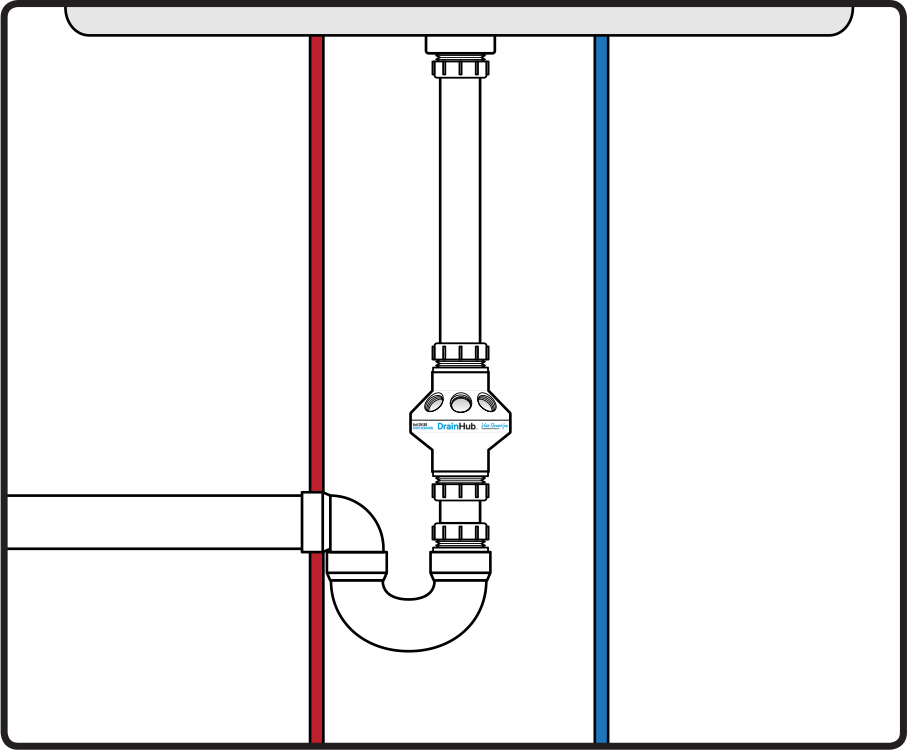 hub drain