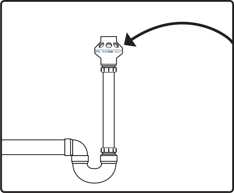 hub drain